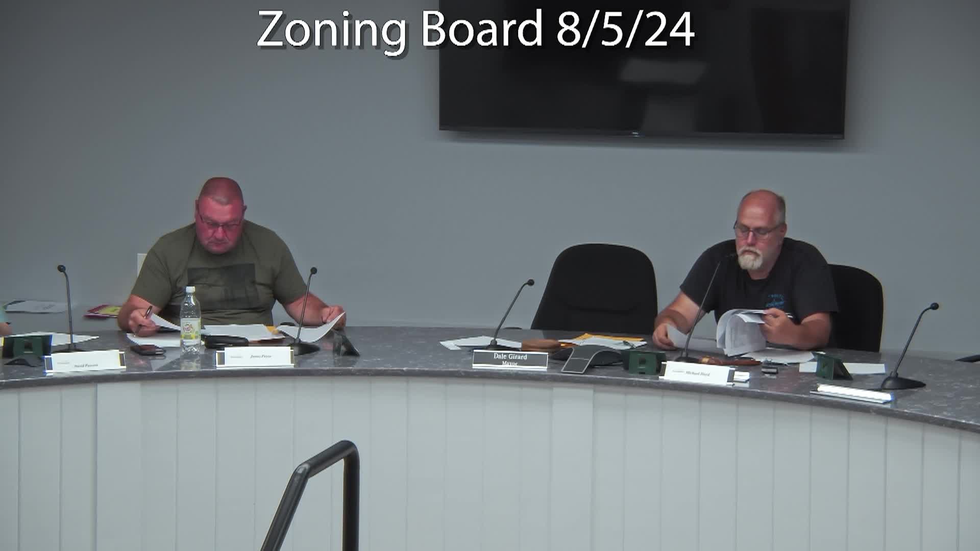 Zoning Board 8/5/24